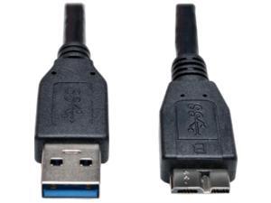 1FT USB CABLE USB A TO MICRO-B - U326-001-BK 1FT USB CABLE USB A TO MICRO-B - U326-001-BK