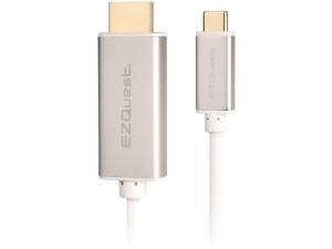 EZQuest X40095 USB-C/Thunderbolt 3 to HDMI 4K 60Hz Male Cable, 6.6ft EZQuest X40095 USB-C/Thunderbolt 3 to HDMI 4K 60Hz Male Cable, 6.6ft