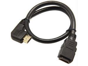 Topwin HDMI Female to HDMI Male 90 Left Angle extension cord HD Version 1.4 Connector cable for TV Topwin HDMI Female to HDMI Male 90 Left Angle extension cord HD Version 1.4 Connector cable for TV