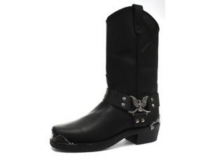 New Grinders 2014 Eagle Hi Black Mens Cowboy Biker Boots Size UK 10 (EU 44) New Grinders 2014 Eagle Hi Black Mens Cowboy Biker Boots Size UK 10 (EU 44)