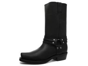 Grinders Renegade Hi Black Mens Cowboy Boots UK Size 4 (EU 38) Grinders Renegade Hi Black Mens Cowboy Boots UK Size 4 (EU 38)