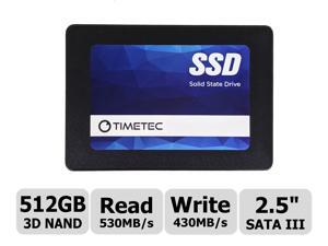Timetec 512GB 2.5 Inch SATA III 3D NAND Internal Solid State Drive SSD Timetec 512GB 2.5 Inch SATA III 3D NAND Internal Solid State Drive SSD