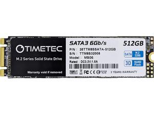 Timetec 512GB 3D NAND M.2 2280 SATA Internal Solid State Drive