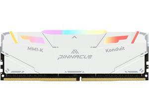 Timetec Pinnacle Konduit RGB 8GB DDR4 3600MHz PC4-28800 CL18-22-22-42 XMP2.0 Overclocking 1.35V Compatible for AMD and Intel Desktop Gaming PC Memory Module RAM - White
