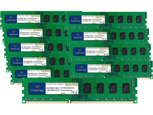 Timetec 80GB KIT(10x8GB) DDR3 1600MHz (DDR3-1600) PC3-12800 (PC3-12800U) Non-ECC Unbuffered 1.5V CL11 2Rx8 Dual Rank 240 Pin UDIMM Desktop PC Computer Memory RAM(SDRAM) Module Upgrade