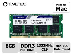 Timetec Hynix IC 8GB Compatible for Apple DDR3 1333MHz PC3-10600 SODIMM Memory for Early/Late 2011 13/15/17 inch MacBook Pro, Mid 2010 and Mid/Late 2011 21.5/27 inch iMac, Mid 2011 Mac Mini (8GB) Timetec Hynix IC 8GB Compatible for Apple DDR3 1333MHz PC3-10600 SODIMM Memory for Early/Late 2011 13/15/17 inch MacBook Pro, Mid 2010 and Mid/Late 2011 21.5/27 inch iMac, Mid 2011 Mac Mini (8GB)