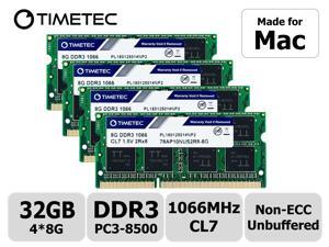 Timetec Hynix IC 32GB KIT(4x8GB) Compatible for Apple Late 2009 iMac 27inch DDR3 PC3-8500 1067MHz/1066MHz CL7 204 Pin 1.5V Dual Rank 2R8 Memory Module RAM Upgrade for iMac 11,1 (32GB KIT(4x8GB)) Timetec Hynix IC 32GB KIT(4x8GB) Compatible for Apple Late 2009 iMac 27inch DDR3 PC3-8500 1067MHz/1066MHz CL7 204 Pin 1.5V Dual Rank 2R8 Memory Module RAM Upgrade for iMac 11,1 (32GB KIT(4x8GB))