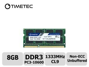 Timetec Hynix IC 8GB DDR3 1333MHz PC3-10600 Non ECC Unbuffered 1.5V CL9 2Rx8 Dual Rank 204 Pin SODIMM Laptop Notebook Computer Memory Ram Module Upgrade(8GB) Timetec Hynix IC 8GB DDR3 1333MHz PC3-10600 Non ECC Unbuffered 1.5V CL9 2Rx8 Dual Rank 204 Pin SODIMM Laptop Notebook Computer Memory Ram Module Upgrade(8GB)
