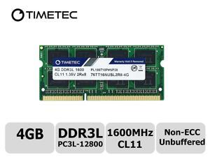 Timetec Hynix IC 4GB DDR3L 1600MHz PC3L-12800 Unbuffered Non-ECC 1.35V CL11 2Rx8 Dual Rank 204 Pin SODIMM Laptop Notebook Computer Memory Ram Upgrade (Dual Rank 4GB) Timetec Hynix IC 4GB DDR3L 1600MHz PC3L-12800 Unbuffered Non-ECC 1.35V CL11 2Rx8 Dual Rank 204 Pin SODIMM Laptop Notebook Computer Memory Ram Upgrade (Dual Rank 4GB)