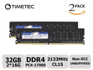Timetec Hynix IC 32GB KIT(2x16GB) DDR4 2133MHz PC4-17000 Non ECC Unbuffered 1.2V CL15 2Rx8 Dual Rank 288 Pin UDIMM Desktop PC Computer Memory Ram Module Upgrade (32GB KIT (2x16GB)) Timetec Hynix IC 32GB KIT(2x16GB) DDR4 2133MHz PC4-17000 Non ECC Unbuffered 1.2V CL15 2Rx8 Dual Rank 288 Pin UDIMM Desktop PC Computer Memory Ram Module Upgrade (32GB KIT (2x16GB))