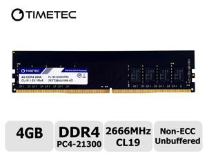 Timetec Hynix IC 4GB DDR4 2666MHz PC4-21300 Unbuffered Non-ECC 1.2V CL19 1Rx8 Single Rank 288 Pin UDIMM Desktop Memory RAM Module Upgrade (4GB) Timetec Hynix IC 4GB DDR4 2666MHz PC4-21300 Unbuffered Non-ECC 1.2V CL19 1Rx8 Single Rank 288 Pin UDIMM Desktop Memory RAM Module Upgrade (4GB)