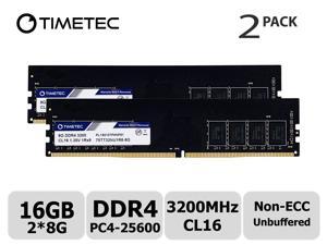Timetec Extreme Performance Hynix IC 16GB KIT(2x8GB) DDR4 3200MHz PC4-25600 CL16 1.35V Unbuffered Non-ECC for Gaming and High-Performance Compatible with AMD and Intel Desktop Memory (16GB KIT(2x8GB)) Timetec Extreme Performance Hynix IC 16GB KIT(2x8GB) DDR4 3200MHz PC4-25600 CL16 1.35V Unbuffered Non-ECC for Gaming and High-Performance Compatible with AMD and Intel Desktop Memory (16GB KIT(2x8GB))