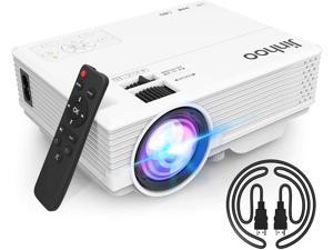 1080P Supported,4500 Lux 210 Display with 52,000 Hrs LED Movie Projector Compatible with Phone,Computer,Laptop,USB,HDMI,VGA,SD PONER SAUND Mini Projector 2020 Updated 