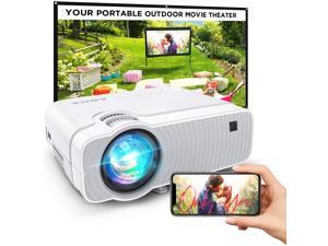 Projector for Outdoor Movies, Bomaker WiFi Mini Ultra Portable TV Projector, Wireless Mirroring, 5500Lux, 1080P Supported, Compatible with TV Stick, PS4, DVD Players, iPhone, Android, Windows Projector for Outdoor Movies, Bomaker WiFi Mini Ultra Portable TV Projector, Wireless Mirroring, 5500Lux, 1080P Supported, Compatible with TV Stick, PS4, DVD Players, iPhone, Android, Windows