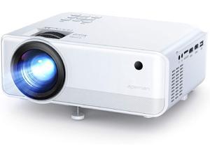 Home Theater Projector 1080P and 200 Supported Portable Outdoor Movie Projector with 50,000 Hrs Lamp Life Projector YG420 GooDee G500 Video Projector 6000L Compatible with TV Stick/PS4/HDMI/Phone 