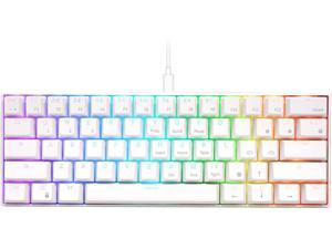 ROYAL KLUDGE RK61 Wired Gaming Keyboard RGB Backlit Ultra-Compact Brown White PC Game Controllers - Newegg.com