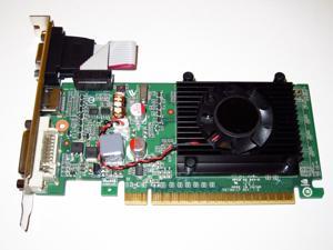 1GB GEFORCE PCIe x16 Dual Screen Monitor Display View HD Video Graphics VGA Card