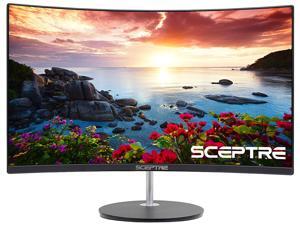 SCEPTRE C275W-1920RN 27" Full HD 1920 x 1080 75Hz HDMI VGA Built-in Speakers Edge-Less LED Backlit Curved Monitor SCEPTRE C275W-1920RN 27" Full HD 1920 x 1080 75Hz HDMI VGA Built-in Speakers Edge-Less LED Backlit Curved Monitor