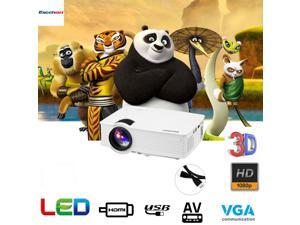 7000 Lumens 1080P FHD LED LCD Home Theater Projector 3D HDMI USB SD AV VGA US 7000 Lumens 1080P FHD LED LCD Home Theater Projector 3D HDMI USB SD AV VGA US