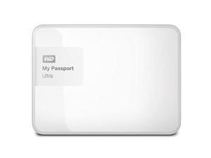 WD My Passport Ultra 1TB Portable External Hard Drive, White (2015) (WDBGPU00...