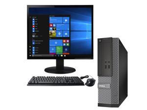 Dell Optiplex 3020 SFF Computer PC, Intel Core i3-4130 3.4Ghz, 8GB RAM, 500GB SATA HDD, DVD Windows 10, includes 19" LCD, keyboard, and mouse, 1 year warranty