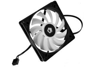 ID-COOLING 92*15mm Slim Low Profile Cooling 4Pin PWM Fan High Air Pressure Computer Cooling Fan Low Noise DC Fan, White + black color scheme ID-COOLING 92*15mm Slim Low Profile Cooling 4Pin PWM Fan High Air Pressure Computer Cooling Fan Low Noise DC Fan, White + black color scheme