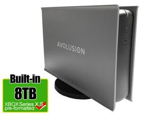 Avolusion PRO-5X Series 8TB (8-Terabyte) USB 3.0 External Gaming Hard Drive (Grey) (Grey) Compatible with Xbox Series X, S Game Console - 2 Year Warranty