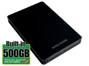 Avolusion HD250U3-Z1-PRO 500GB USB 3.0 Portable XBOX Series X, S, One External Gaming Hard Drive (XBOX Pre-Formatted) - 2 Year Warranty