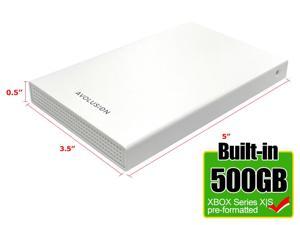 Avolusion HD250U3-WH 500GB USB 3.0 Portable External Gaming Hard Drive (for XBOX Series X|S, Pre-Formatted) - 2 Year Warranty