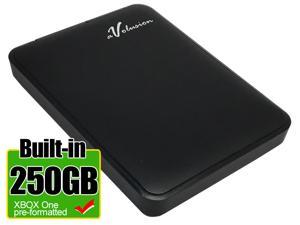 Avolusion 250GB USB 30 Portable External XBOX One Hard Drive XBOX One PreFormatted HD250U3Z1  Retail w2 Year Warranty