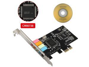 High Performance PCI Express PCI-E 5.1 Ch 4/6 Channel Audio Digital Sound Card High Performance PCI Express PCI-E 5.1 Ch 4/6 Channel Audio Digital Sound Card