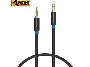 Sabrent 3.5mm Gold Plated Auxiliary Male To Male AUX Cable 3 Feet (CB-AUX1) Sabrent 3.5mm Gold Plated Auxiliary Male To Male AUX Cable 3 Feet (CB-AUX1)