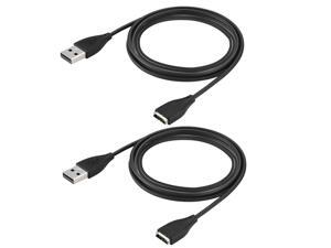 2-Pack USB Replacement Charging Charger Cable for Fitbit SURGE Super Smart Watch 2-Pack USB Replacement Charging Charger Cable for Fitbit SURGE Super Smart Watch