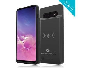 Galaxy S10 Extended Battery Case with Qi Wireless Charging, ZeroLemon Slim Power 5000mAh Rechargeable Battery Charger with Full Edge Protection for Galaxy S10 - Black Galaxy S10 Extended Battery Case with Qi Wireless Charging, ZeroLemon Slim Power 5000mAh Rechargeable Battery Charger with Full Edge Protection for Galaxy S10 - Black