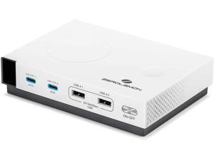 ZEROLEMON Extreme Charge Station, 135W 4-Port USB C PD Desktop Charger with Wireless Charging Pad, Fast Charging for MacBook Pro, iPhone 12 Pro Max/11 Pro/Note 20 Ultra and More - Black ZEROLEMON Extreme Charge Station, 135W 4-Port USB C PD Desktop Charger with Wireless Charging Pad, Fast Charging for MacBook Pro, iPhone 12 Pro Max/11 Pro/Note 20 Ultra and More - Black