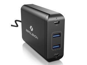 ZeroLemon 75W Dual USB-C PD 4-Port Desktop Charger w/ 60W Power Delivery