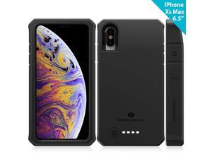 iPhone Xs Max Battery Case, ZeroLemon 8000mAh 6.5inches Rugged Juicer Extended Rechargeable Battery with TPU Case for iPhone Xs Max - Black iPhone Xs Max Battery Case, ZeroLemon 8000mAh 6.5inches Rugged Juicer Extended Rechargeable Battery with TPU Case for iPhone Xs Max - Black