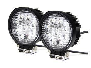 Tuff LED Lights Off Road Round LED Work Light - 4 Inch 27 Watt - Spot - Two Pack Tuff LED Lights Off Road Round LED Work Light - 4 Inch 27 Watt - Spot - Two Pack
