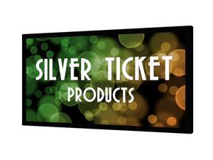 STR-169110 Silver Ticket 110" Diagonal 16:9 HDTV (6 Piece Fixed Frame) Projector Screen White Material