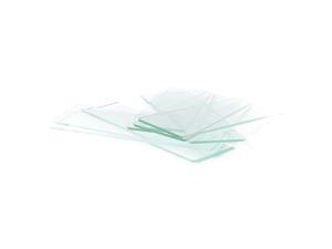 LAB SAFETY SUPPLY 20F865 Slide,Clipped Corner,Ground Edges,PK72 LAB SAFETY SUPPLY 20F865 Slide,Clipped Corner,Ground Edges,PK72