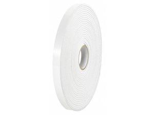 Tape Logic T9535902PK 0.50 in. x 36 yards 0.062 in. White Thick Polyethylene Removable Double Sided Foam Tape - Pack of 2
