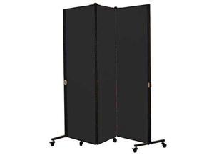 Polyester Screenflex FREEstanding 11 Panels Portable Partition Stone 20.50 ft Length x 72 Height 