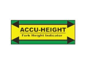 IRONGUARD 70-1100 Height Indicator Label,12 in. H,Vynil
