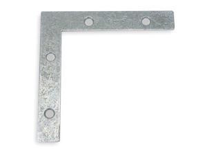 ZORO SELECT 49U527 3-5/32"H Mill Stainless Steel Lift-Off Hinge 