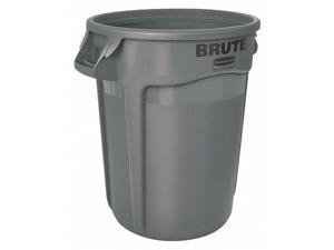 RUBBERMAID FG262000GRAY Brute 20 gal. Gray Polyethylene Round Utility Container