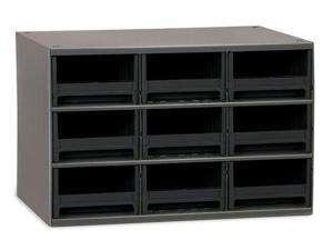 Akro-Mils Plastic 44-Drawer Stackable Cabinet, 20 x 6 3/8 x 15 13/16,  Gray