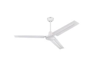 WESTINGHOUSE 7237900 Jax Industrial-Style 56" 3-Blade White Indoor Ceiling Fan,