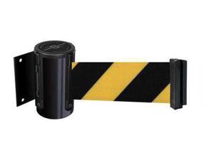 TENSABARRIER 896-STD-33-STD-NO-D4X-C Belt Barrier, Black,Belt Yellow/Black