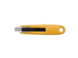 OLFA SK-7 Safety Knife, Self-Retracting, Rounded Safety Blade, 3 1/8 in L.