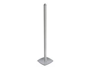 AZAR DISPLAYS 300260-SLV 4-Channel Sky Tower Metal Pole and Base. Overall